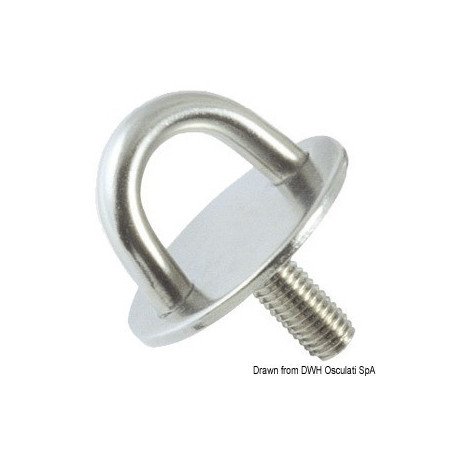 OSCULATI PIASTRINA CON CAVALLOTTO E PRIGIONIERO INOX