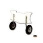 TREM RUOTE ALAGGIO INOX RIBALTABBILI PER GOMMONI