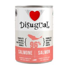 DISUGUAL CANE LATTINA MONOPROTEIN ADULT SALMONE 400GR