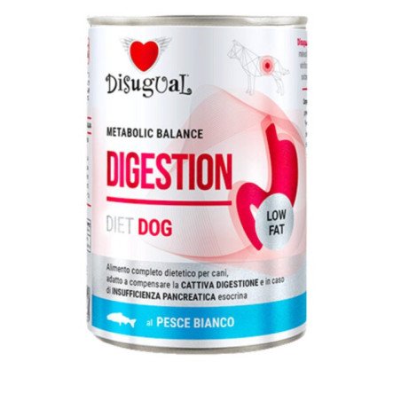DISUGUAL CANE LATTINA METABOLIC DIGESTION DIET PESCE BIANCO 400GR