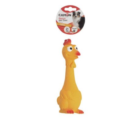 CAMON GIOCO LATEX POLLO SEDUTO 21CM