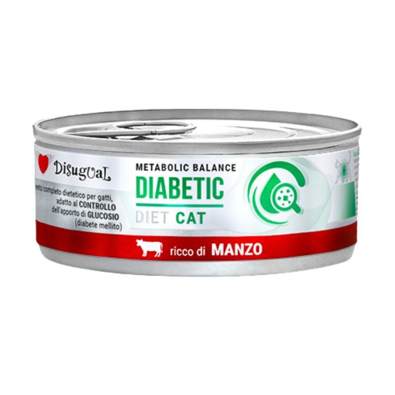 DISUGUAL GATTO LATTINA METABOLIC DIABETIC DIET MANZO 85GR
