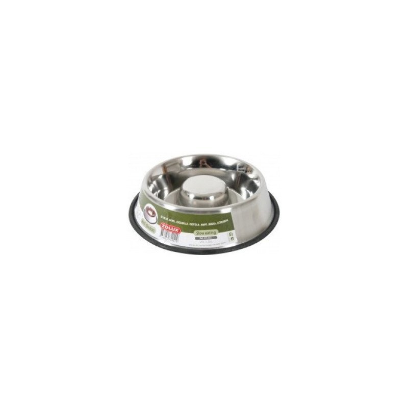 ZOLUX CIOTOLA INOX ANTI INGOZZAMENTO PASTO LENTO