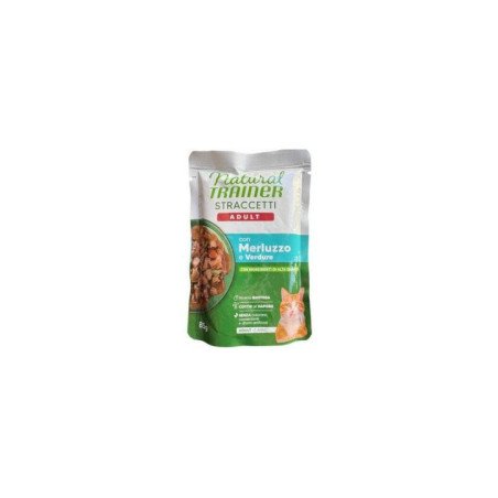 NATURAL TRAINER STRACCETTI GATTO MANZO VERDURE 85GR
