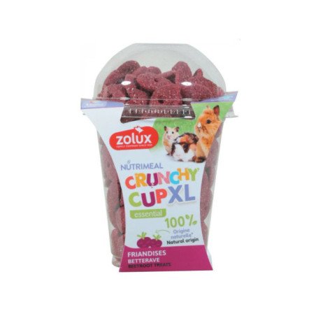 ZOLUX NUTRIMEAL CRUNCHY CUP XL ALLA BARBABIETOLA 260GR