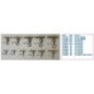 GIRELLE CRANE CON TUBO 100 PEZZI