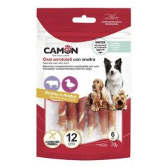 CAMON ROLLS DI ANATRA CON PELLE BOVINA 70GR