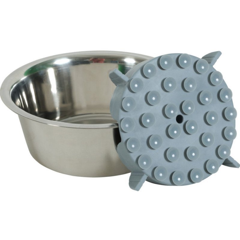 ZOLUX ACCESSORIO ANTI INGOZZAMENTO IN SILICONE GRIGIO