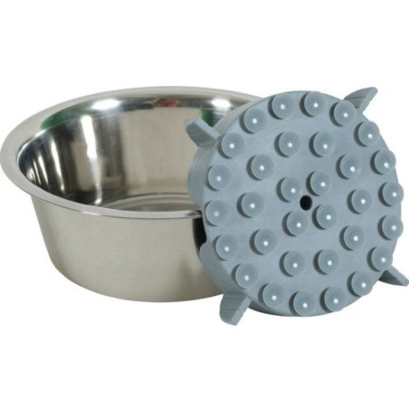 ZOLUX ACCESSORIO ANTI INGOZZAMENTO IN SILICONE GRIGIO