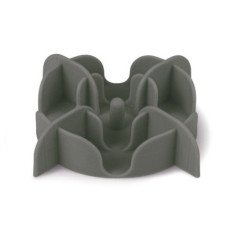 ZOLUX ACCESSORIO ANTI INGOZZAMENTO IN SILICONE GRIGIO