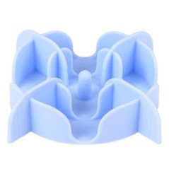 ZOLUX ACCESSORIO ANTI INGOZZAMENTO IN SILICONE BLU
