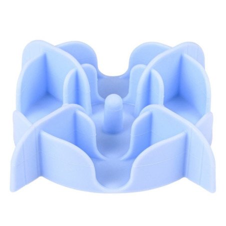 ZOLUX ACCESSORIO ANTI INGOZZAMENTO IN SILICONE BLU