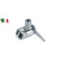 SUPPORTO PER ANTENNA VHF O GPS IN OTTONE CROMATO