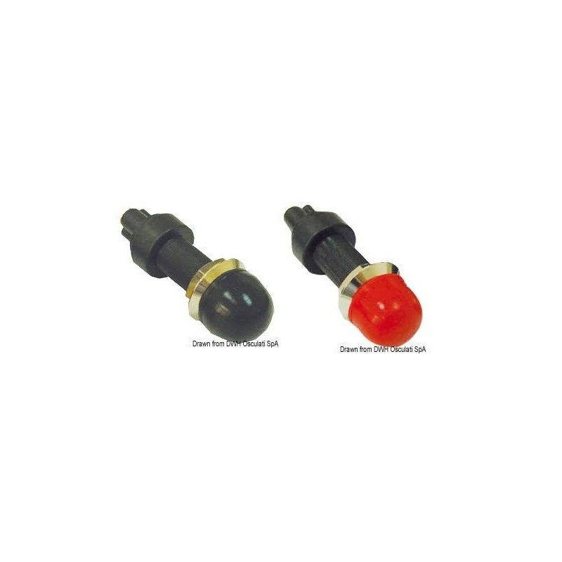 OSCULATI PULSANTE STAGNO NERO IN OTTONE