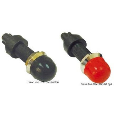 OSCULATI PULSANTE STAGNO NERO IN OTTONE