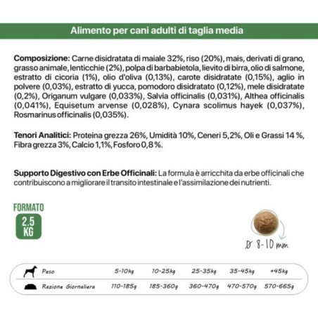 ALTHEA CASALE MEDIUM MAIALE 2.5KG
