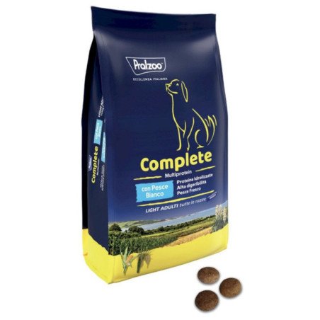 PRALZOO CANE COMPLETE ADULT PESCE BIANCO