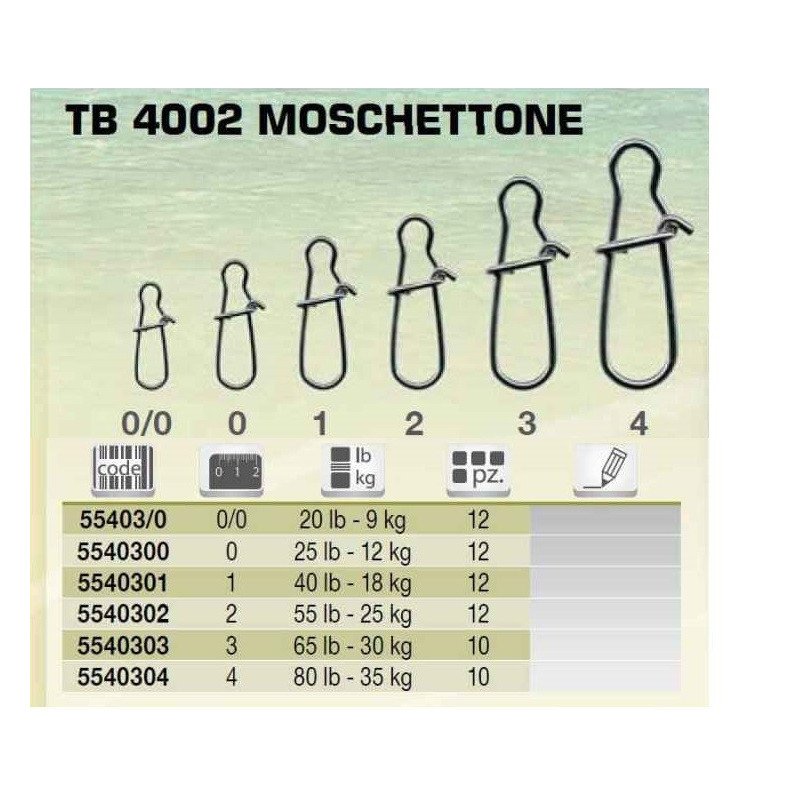 TUBERTINI GIRELLE TB-4002 MOSCHETTONE
