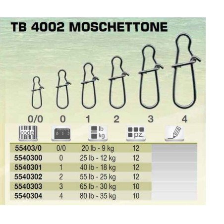 TUBERTINI GIRELLE TB-4002 MOSCHETTONE