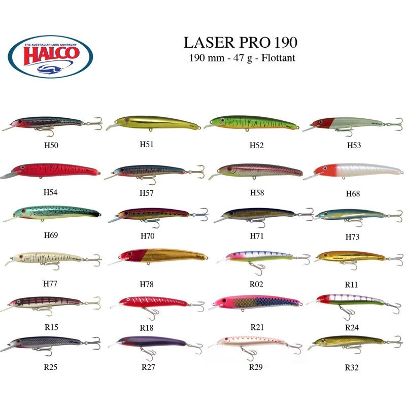 HALCO ARTIFICIALI LASER PRO 190 DD