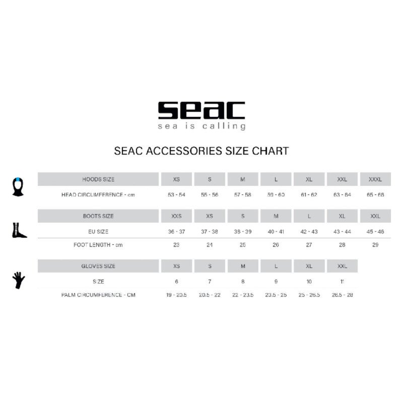 SEAC SUB CALZARI ANATOMIC HD 5MM
