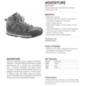 NERI SCARPA SPORTIVA ALTA DA TREKKING SKL ADVENTURE