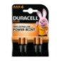 DURACELL PLUS POWER BOOST STILO AAA 4 PEZZI +100%