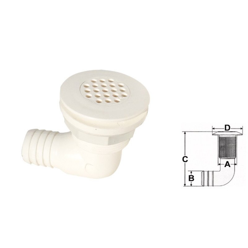 GFN SCARICO A MARE PER DOCCIA O POZZETTO