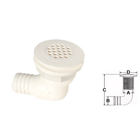 GFN SCARICO A MARE PER DOCCIA O POZZETTO