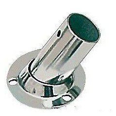 GFN BASE TONDA A 60 GRADI IN ACCIAIO INOX AISI 316