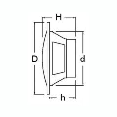 OSCULATI COPPIA CASSE STEREO DOPPIO CONO BIANCHE 6.5" 2X120W