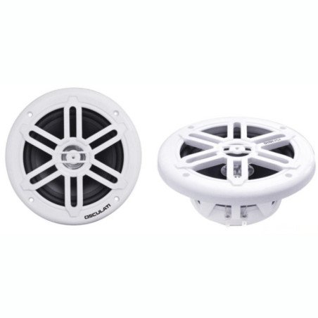 OSCULATI COPPIA CASSE STEREO DOPPIO CONO BIANCHE 6.5" 2X120W