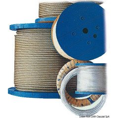 CAVO DA 2,5MM IN ACCIAIO INOX AISI 316 A 19 FILI