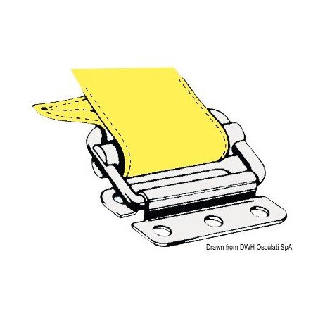 OSCULATI FIBBIA IN ACCIAIO INOX 50 E 30MM