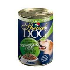 SPECIAL DOG LATTINA BOCCONI SELVAGGINA E RISO 400GR