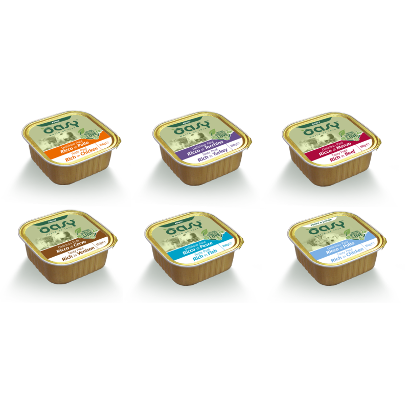 OASY UMIDO CANE DELIZIOSO PATE' 150GR