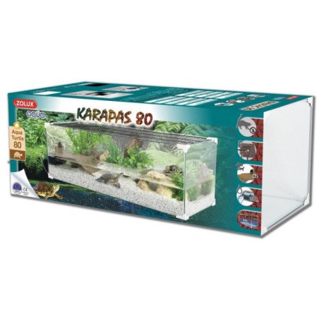 ZOLUX KARAPAS 80 AQUA PRO TARTARUGHIERA BIANCO