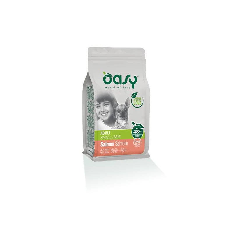 OASY CANE ADULTO MINI AL SALMONE MONOPROTEICO