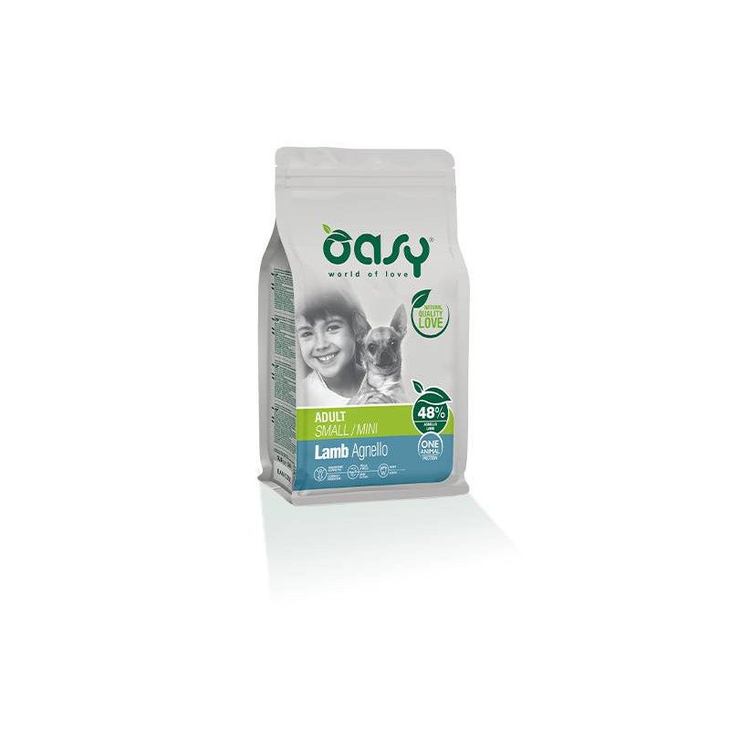 OASY CANE ADULTO MINI AGNELLO MONOPROTEICO 2.5KG
