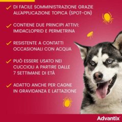 ELANCO ADVANTIX FINO A 4KG ANTIPARASSITARIO PER CANI
