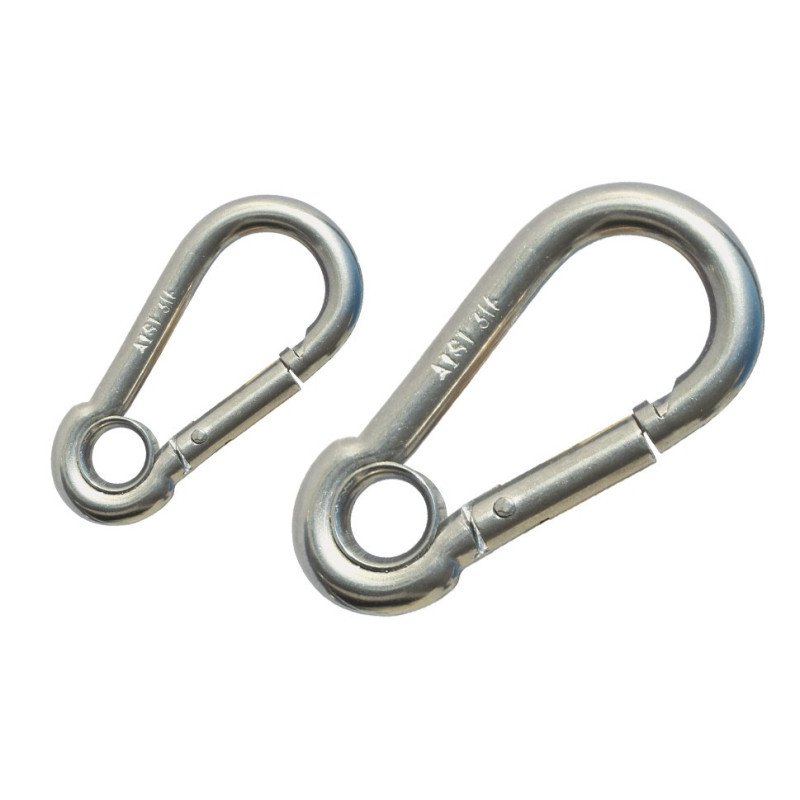 OSCULATI MOSCHETTONE CON OCCHIO IN ACCIAIO INOX AISI 316