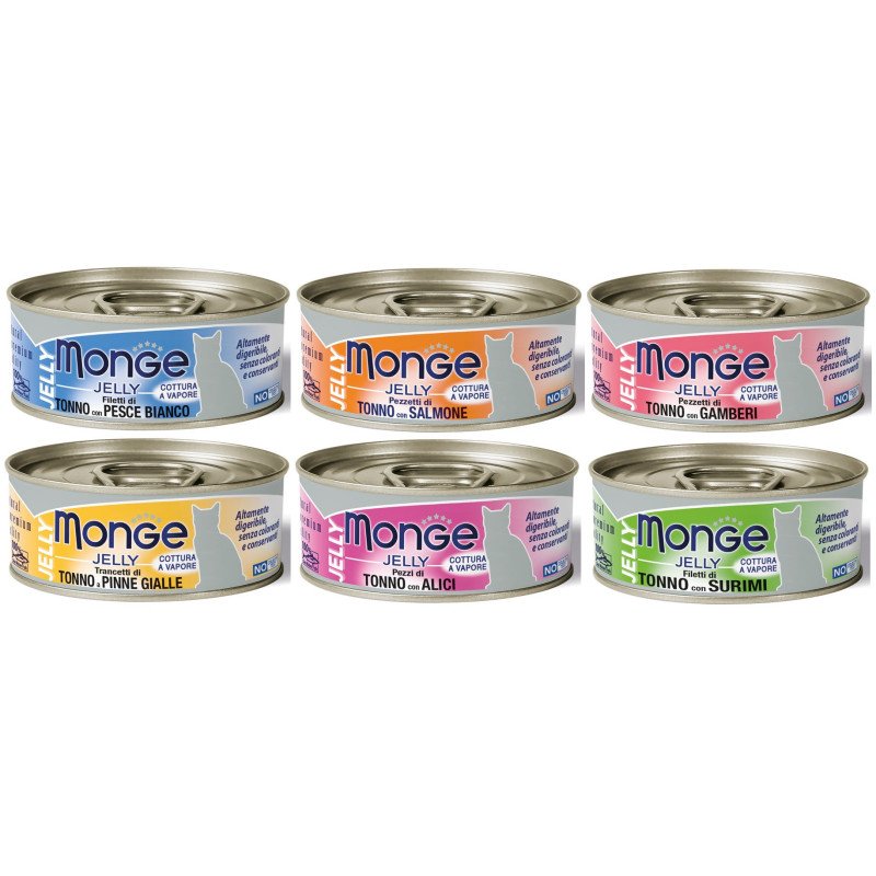 MONGE  GATTO JELLY GATTO 80GR