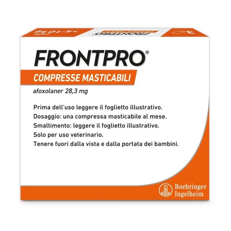 FRONTPRO 3 COMPRESSE MASTICABILI PER CANI 4-10 KG