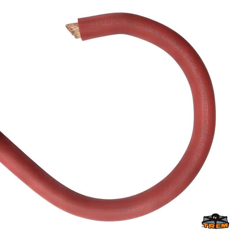 TREM CAVO BATTERIA FLESSIBILE ROSSO