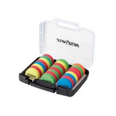 SUD PESCA CASSETTA CON 24 ROTOLINI IN EVA DA 65MM