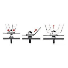 OSCULATI BLISTER 5 BOTTONI MASCHI LOXX VITE AUTOFILETTANTE