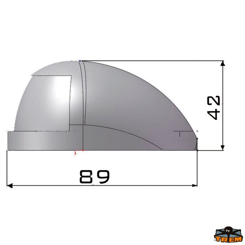 TREM FANALI DI VIA A MONTAGGIO ORIZZONATALE 112.5°