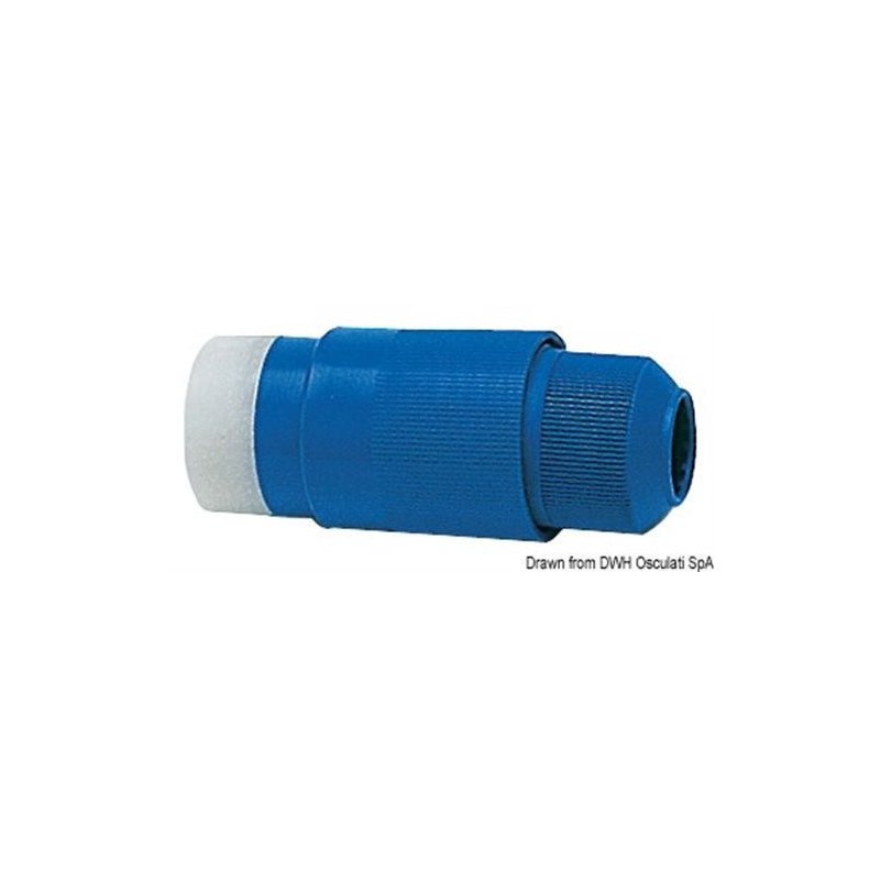 OSCULATI SPINA IN POLICARBONATO 30A 220V BLU