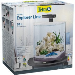 TETRA ACQUARIO EXPLORER NERO LED GAMBERI 30L