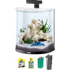 TETRA ACQUARIO EXPLORER NERO LED GAMBERI 30L